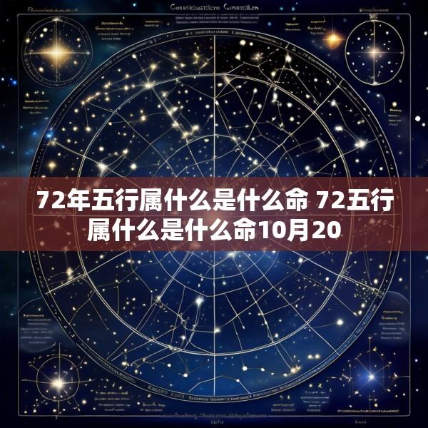 72年五行属什么是什么命 72五行属什么是什么命10月20