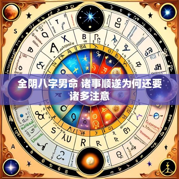 全阴八字男命 诸事顺遂为何还要诸多注意