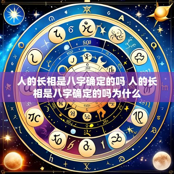 人的长相是八字确定的吗 人的长相是八字确定的吗为什么