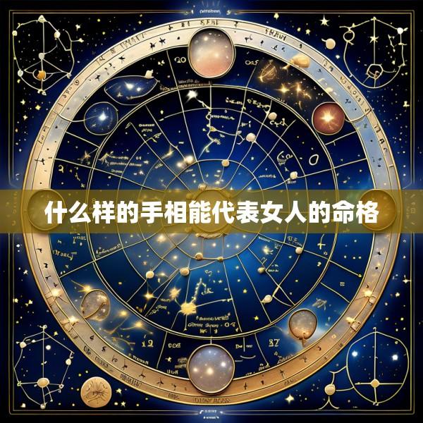 什么样的手相能代表女人的命格