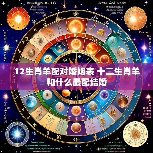 12生肖羊配对婚姻表 十二生肖羊和什么最配结婚
