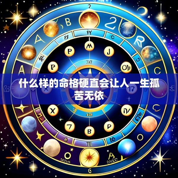 什么样的命格硬直会让人一生孤苦无依