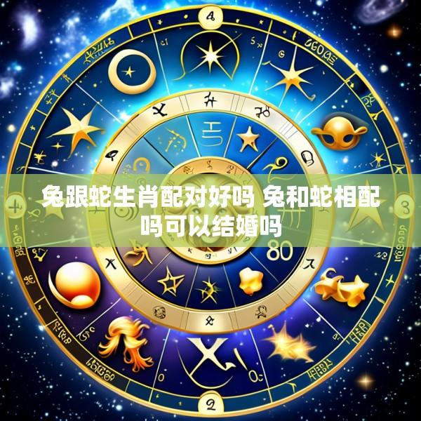 兔跟蛇生肖配对好吗 兔和蛇相配吗可以结婚吗