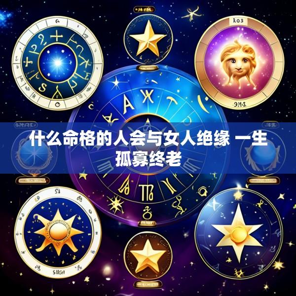 什么命格的人会与女人绝缘 一生孤寡终老