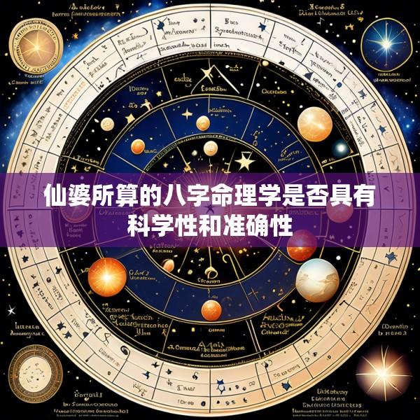 仙婆所算的八字命理学是否具有科学性和准确性