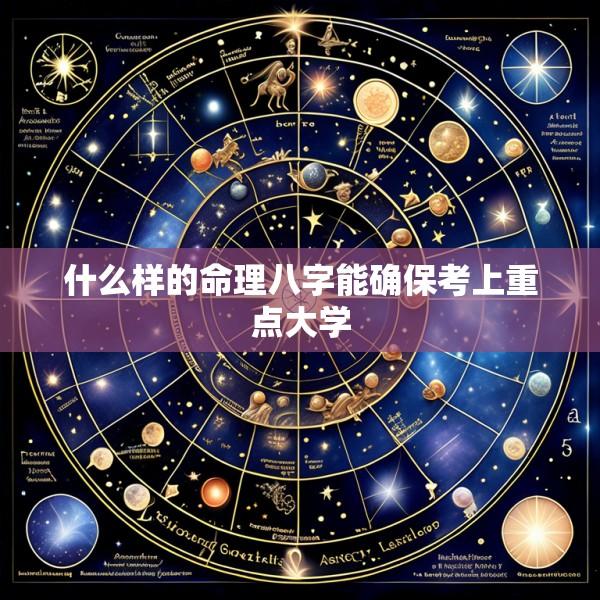 什么样的命理八字能确保考上重点大学