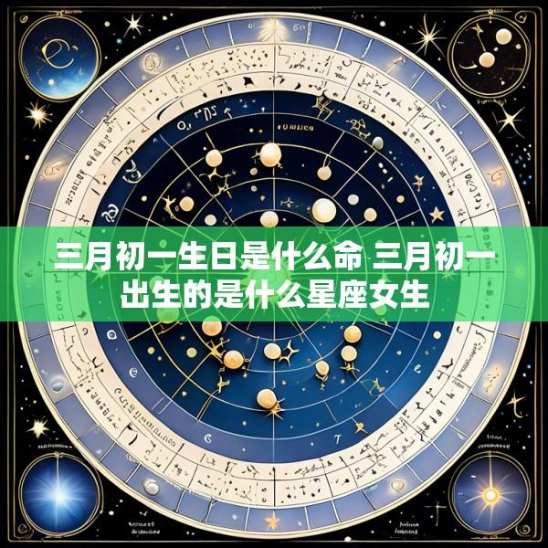 三月初一生日是什么命 三月初一出生的是什么星座女生