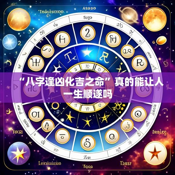 “八字逢凶化吉之命”真的能让人一生顺遂吗