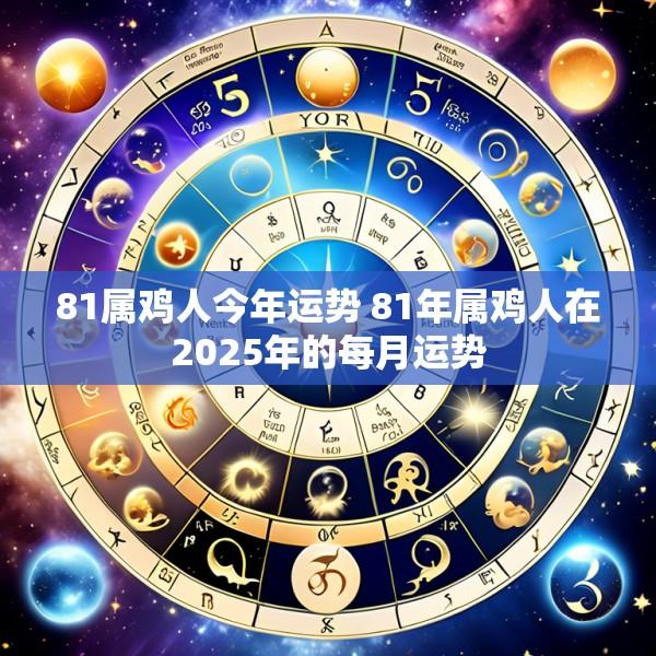 81属鸡人今年运势 81年属鸡人在2025年的每月运势