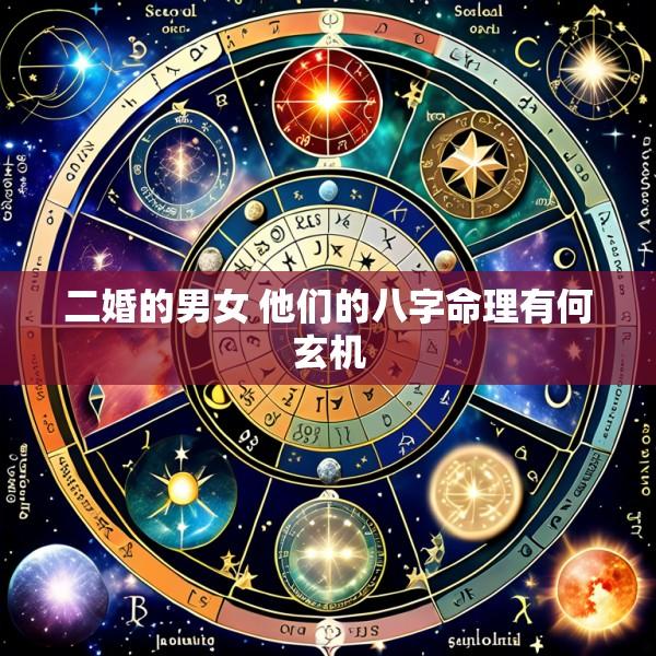二婚的男女 他们的八字命理有何玄机