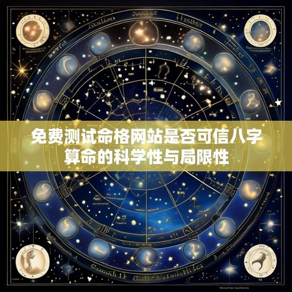 免费测试命格网站是否可信八字算命的科学性与局限性