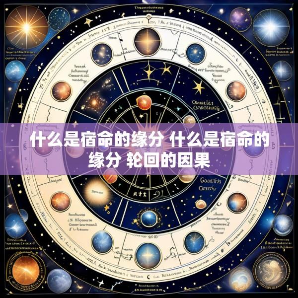什么是宿命的缘分 什么是宿命的缘分 轮回的因果