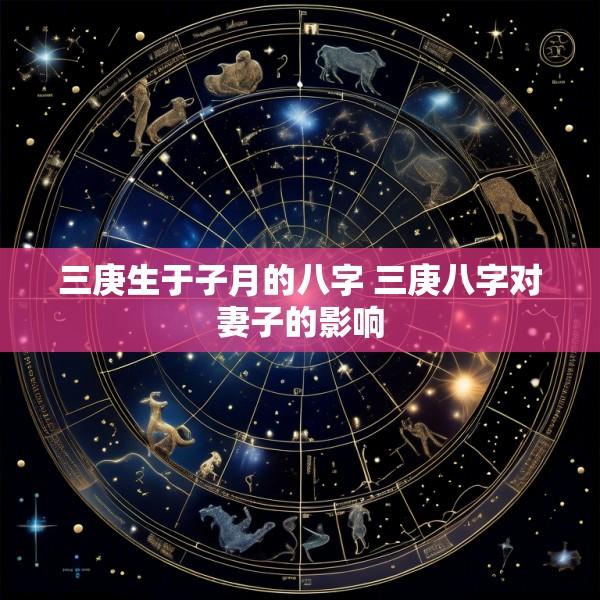 三庚生于子月的八字 三庚八字对妻子的影响