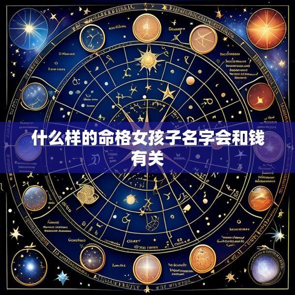 什么样的命格女孩子名字会和钱有关