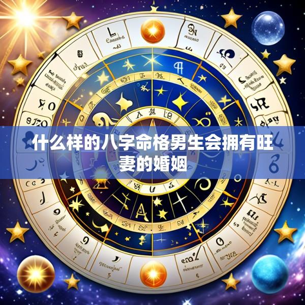 什么样的八字命格男生会拥有旺妻的婚姻