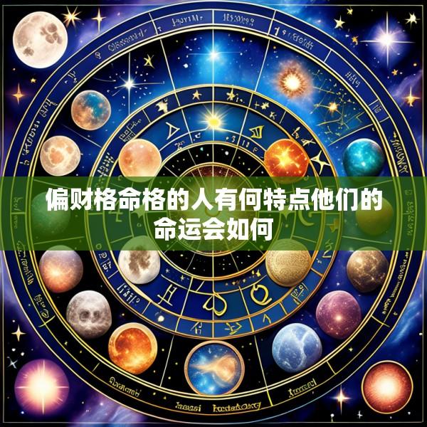 偏财格命格的人有何特点他们的命运会如何