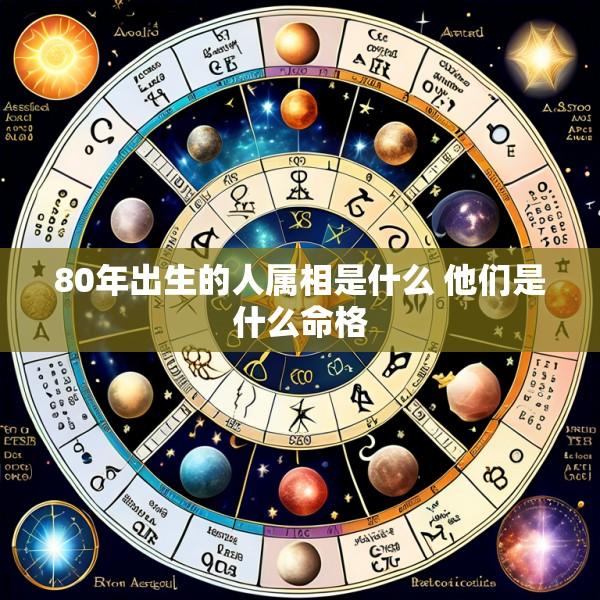 80年出生的人属相是什么 他们是什么命格