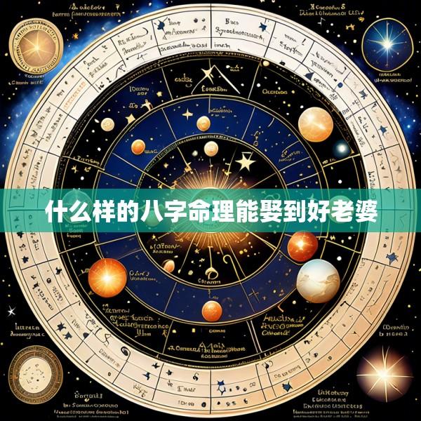 什么样的八字命理能娶到好老婆
