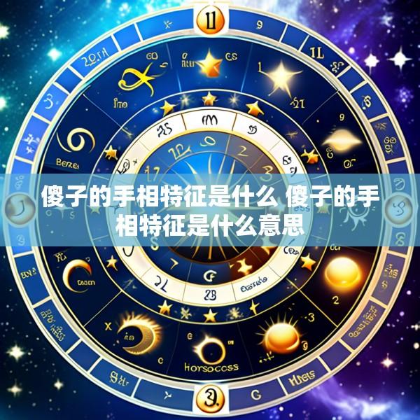 傻子的手相特征是什么 傻子的手相特征是什么意思