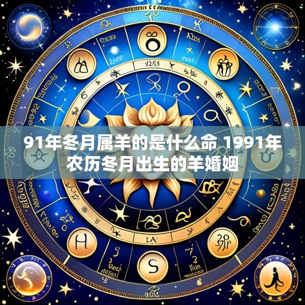 91年冬月属羊的是什么命 1991年农历冬月出生的羊婚姻