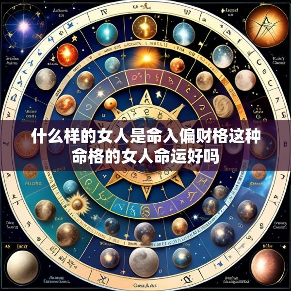 什么样的女人是命入偏财格这种命格的女人命运好吗