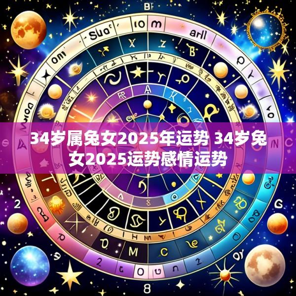 34岁属兔女2025年运势 34岁兔女2025运势感情运势