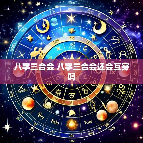 八字三合会 八字三合会还会互穿吗