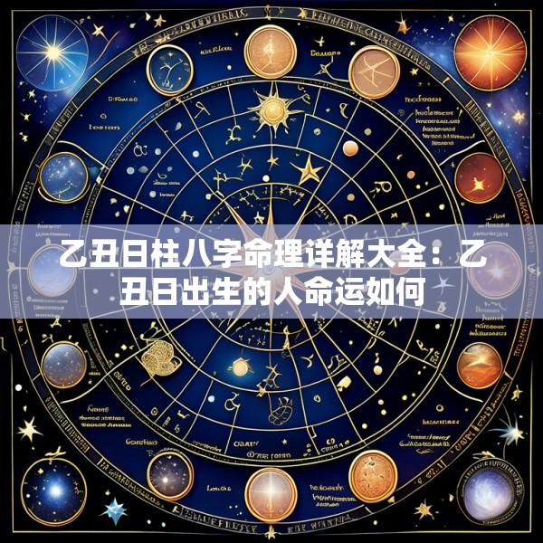 乙丑日柱八字命理详解大全：乙丑日出生的人命运如何