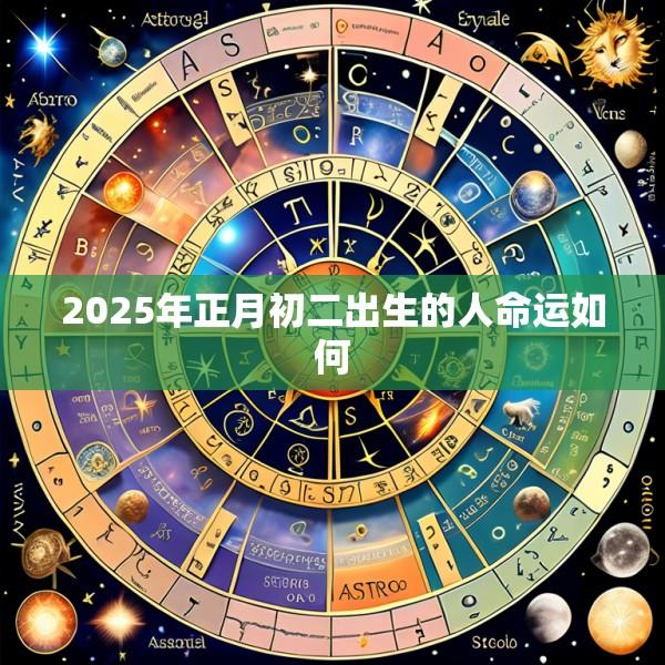 2025年正月初二出生的人命运如何