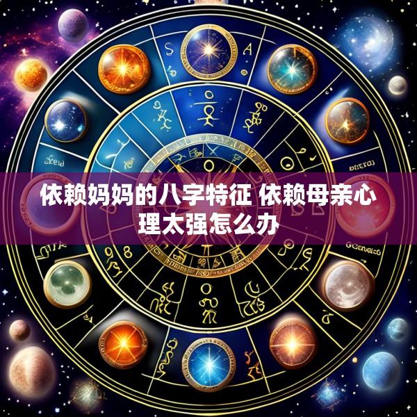 依赖妈妈的八字特征 依赖母亲心理太强怎么办