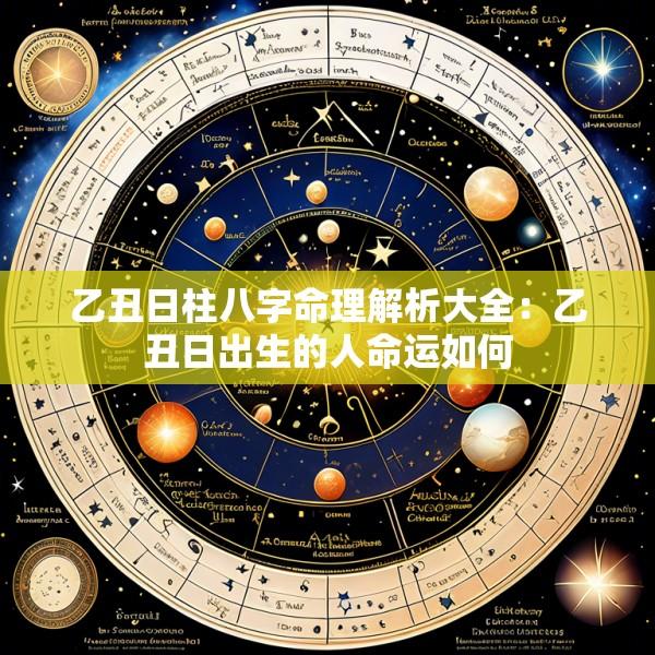 乙丑日柱八字命理解析大全：乙丑日出生的人命运如何
