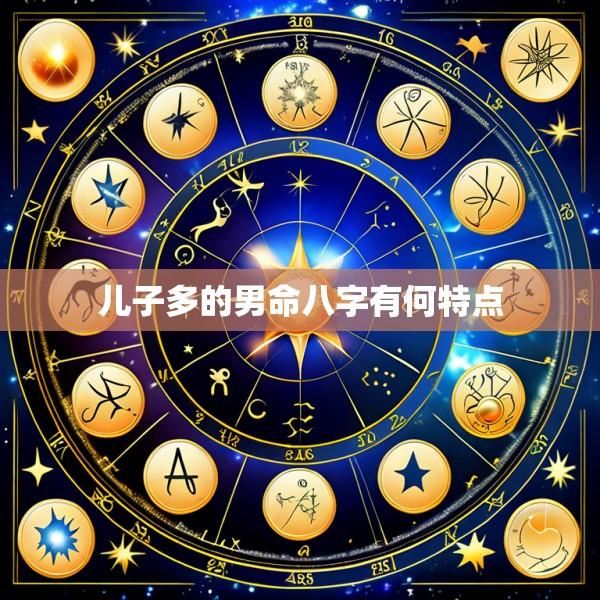 儿子多的男命八字有何特点