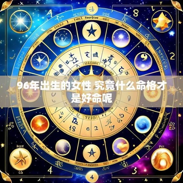 96年出生的女性 究竟什么命格才是好命呢
