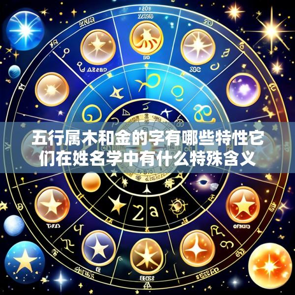 五行属木和金的字有哪些特性它们在姓名学中有什么特殊含义