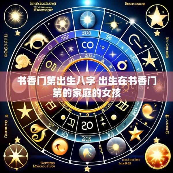 书香门第出生八字 出生在书香门第的家庭的女孩