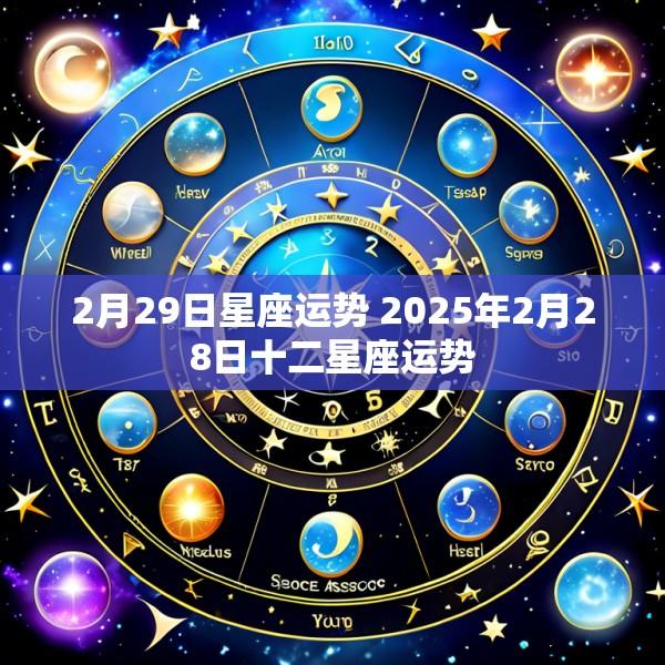 2月29日星座运势 2025年2月28日十二星座运势