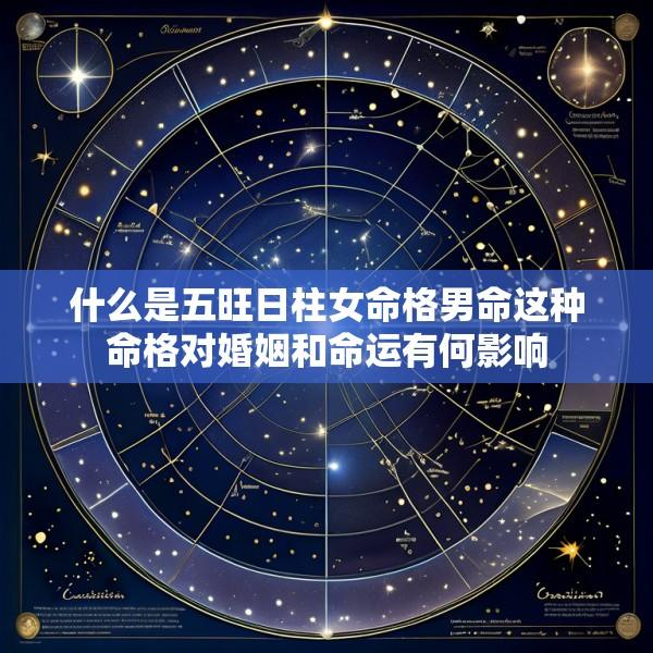 什么是五旺日柱女命格男命这种命格对婚姻和命运有何影响