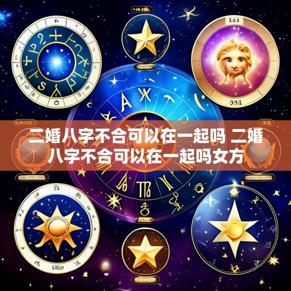 二婚八字不合可以在一起吗 二婚八字不合可以在一起吗女方