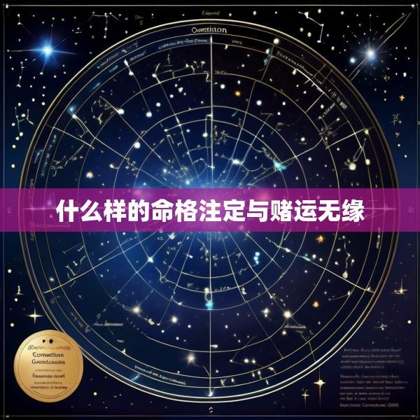 什么样的命格注定与赌运无缘