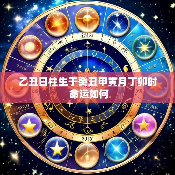 乙丑日柱生于癸丑甲寅月丁卯时 命运如何