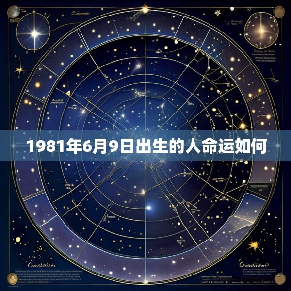 1981年6月9日出生的人命运如何