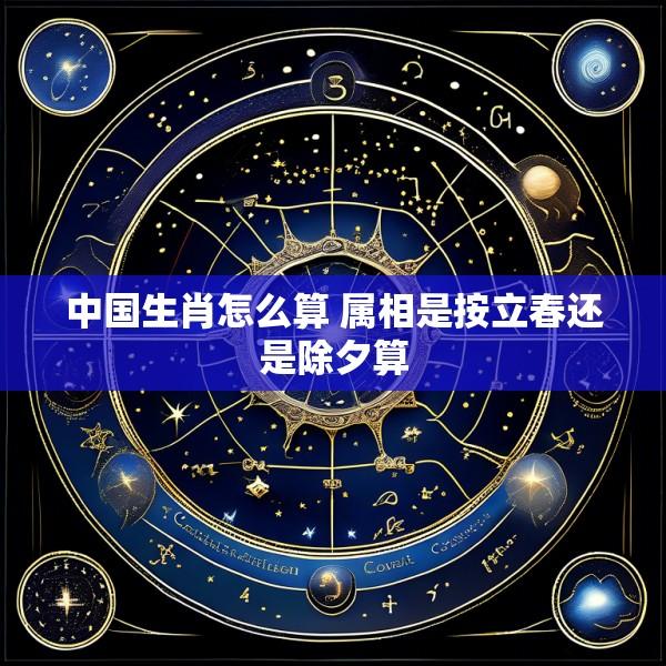 中国生肖怎么算 属相是按立春还是除夕算