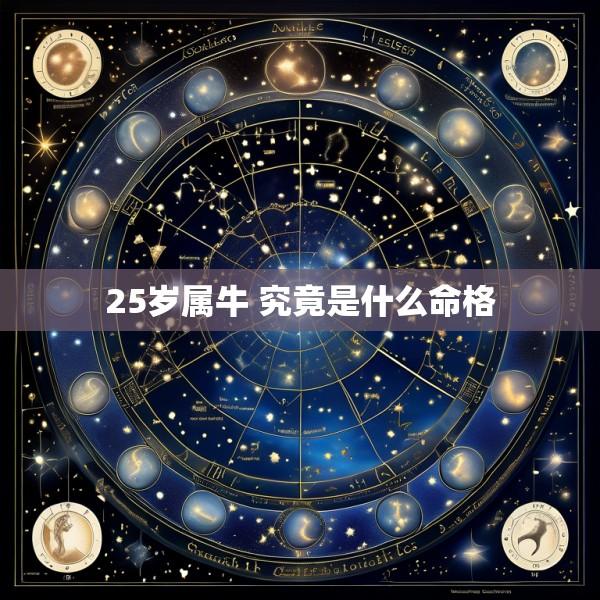 25岁属牛 究竟是什么命格