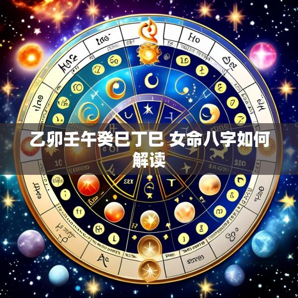 乙卯壬午癸巳丁巳 女命八字如何解读