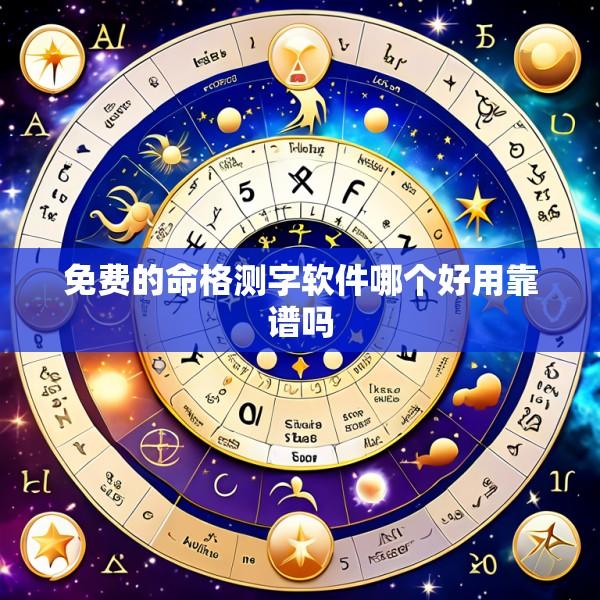 免费的命格测字软件哪个好用靠谱吗