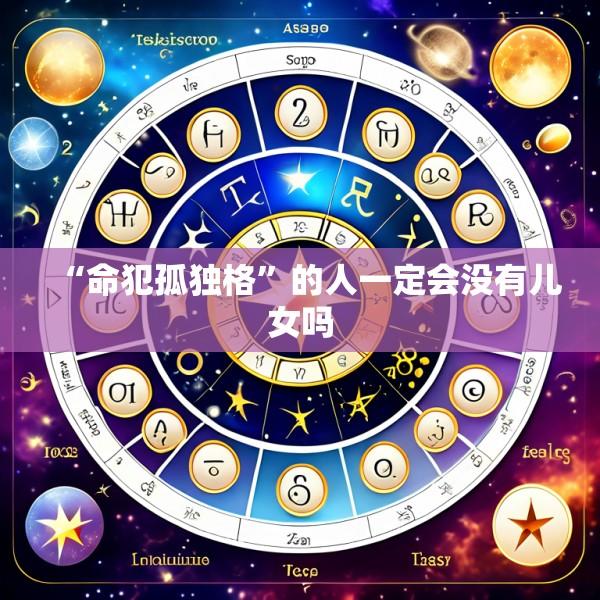 “命犯孤独格”的人一定会没有儿女吗