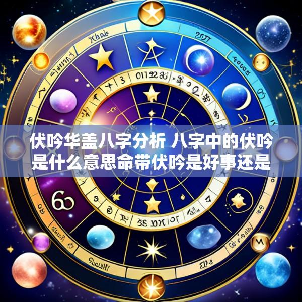 伏吟华盖八字分析 八字中的伏吟是什么意思命带伏吟是好事还是坏事