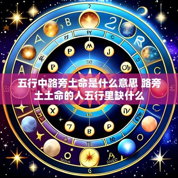 五行中路旁土命是什么意思 路旁土土命的人五行里缺什么