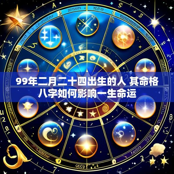 99年二月二十四出生的人 其命格八字如何影响一生命运