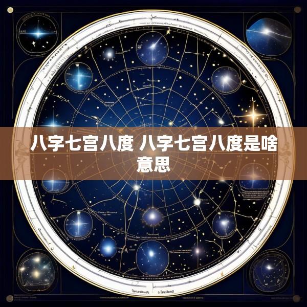 八字七宫八度 八字七宫八度是啥意思